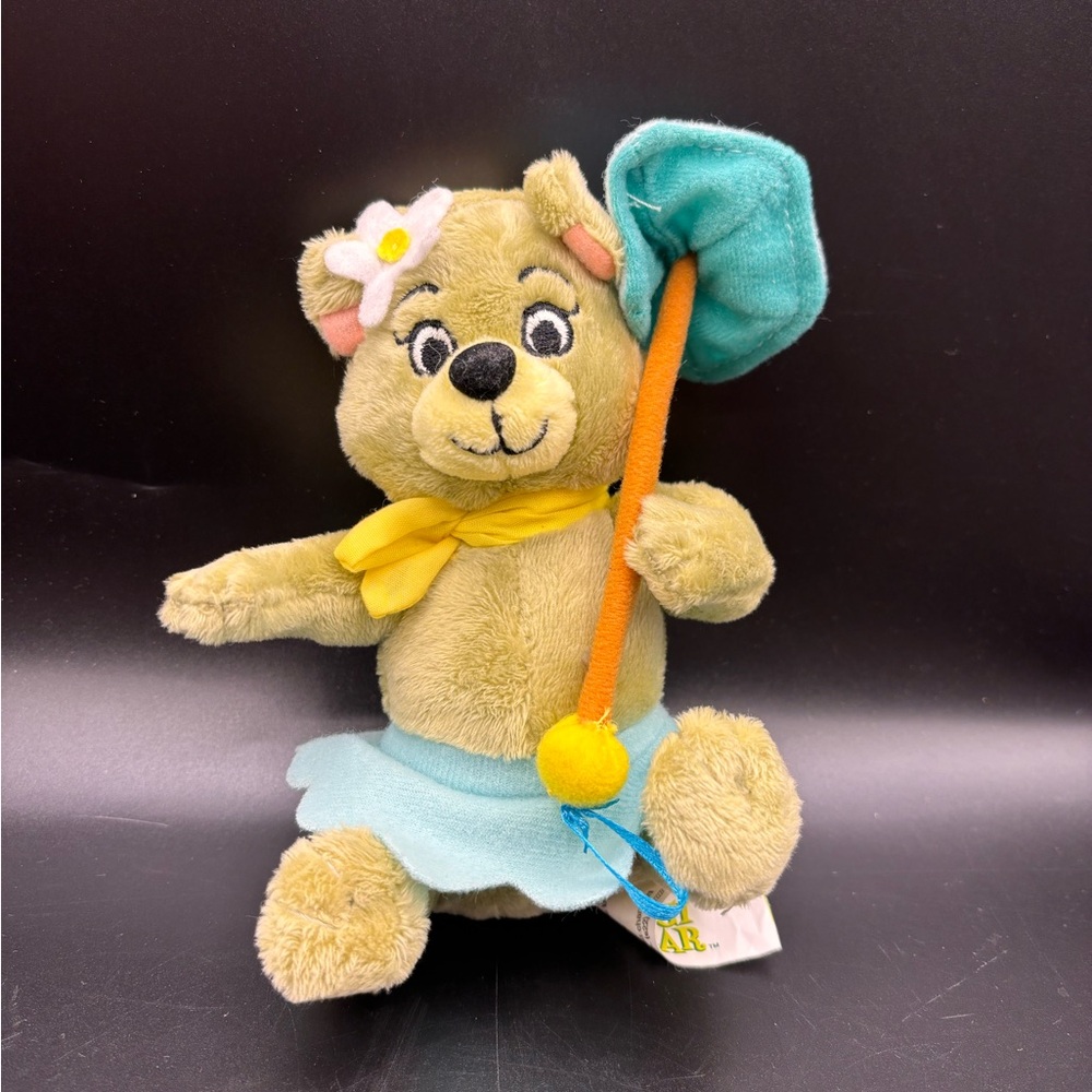 Vintage Hanna Barbera Cindy Bear Yogi Plush Stuffed Character 8.5” Umbrella